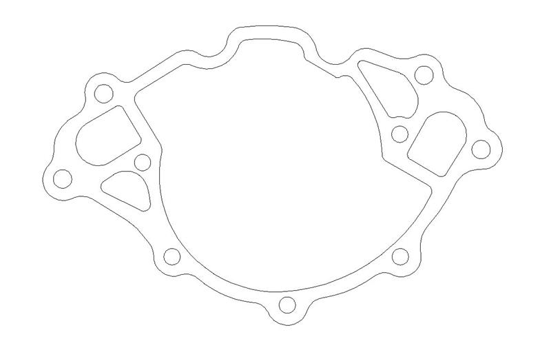 Cometic Ford 351W Windsor V8 .018in AFM Water Pump Gasket - SVO