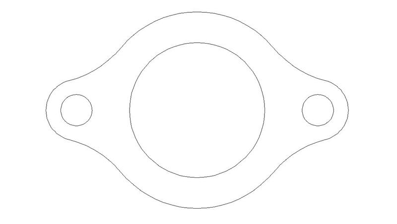 Cometic Chevrolet Mark-IV GM Gen-V/VI Big Block V8 .047in Fiber Water Outlet Gasket