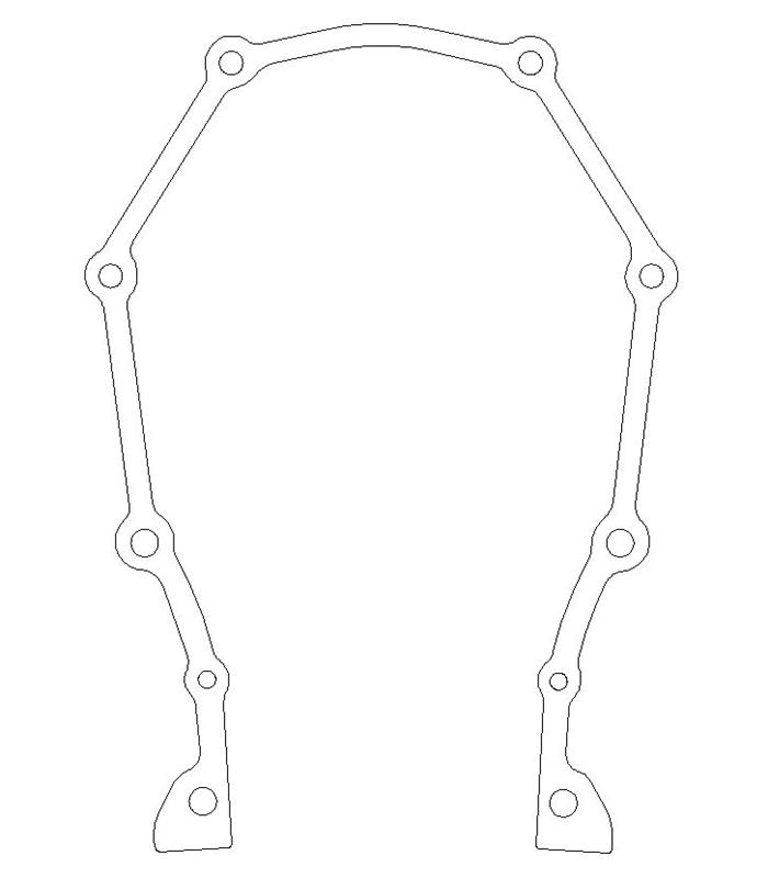 Cometic Chrysler B/RB .018in AFM Timing Cover Gasket