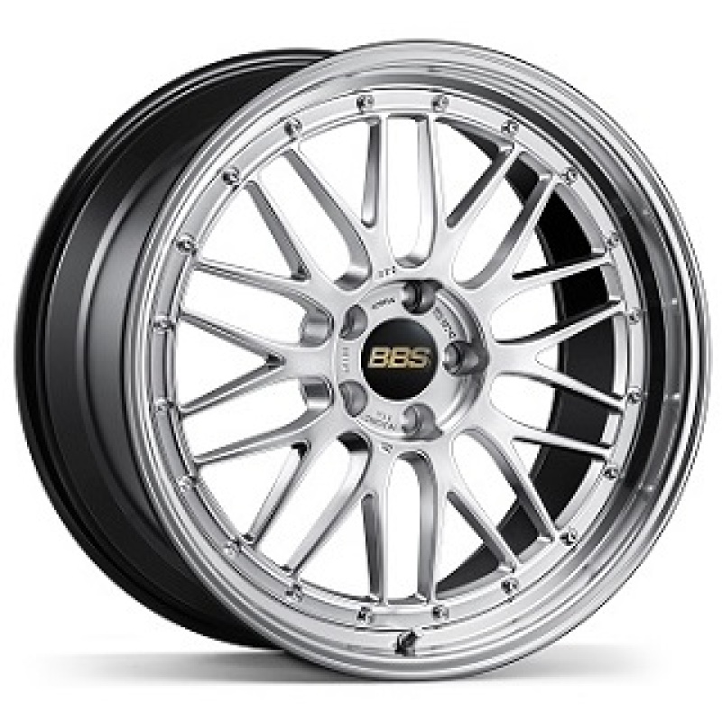 BBS LM 20x12 5x130 ET72 CB71.6 Diamond Silver Wheel w/ Diamond Cut Machined Lip