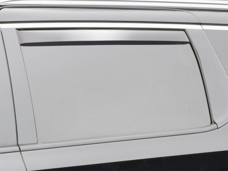 WeatherTech 19-24 Subaru Forester Rear Side Window Deflectors - Dark Tint