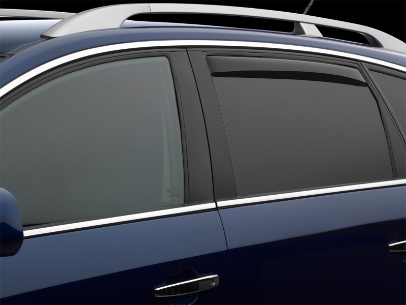 WeatherTech 22-25 Infiniti QX60 Rear Side Window Deflectors - Dark Tint