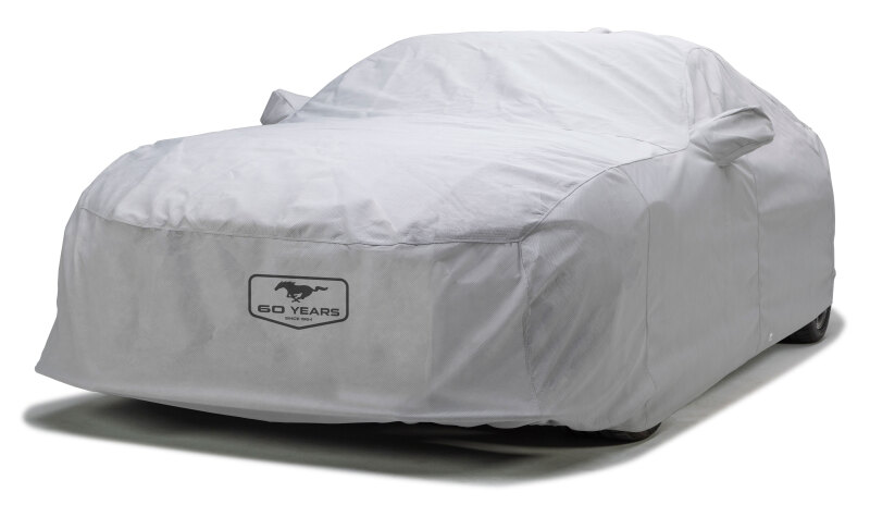 Covercraft 15-24 Mustang Custom 5-Layer Softback All Climate Car Cover with Mustang 60th Anni logo