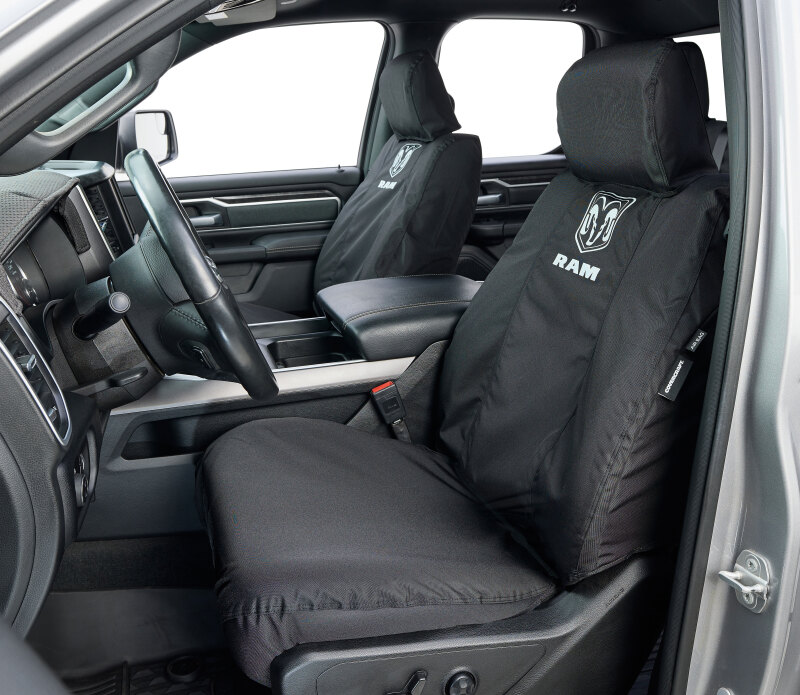 Covercraft 11-23 Dodge Ram Crew/Quad Cabs Rear Bench Endura Logo SeatSaver 2nd Row Seat Covers