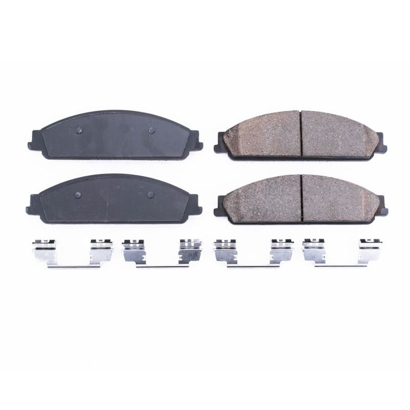 PowerStop - Z17 Low-Dust Ceramic Brake Pads with Hardware