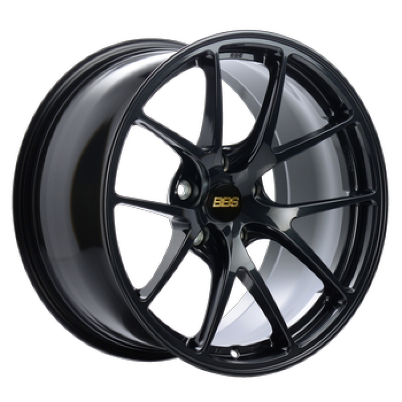BBS RI-A 18x9.5 5x120 ET40 PFS Metallic Black Subtle Blue Flake Wheel -82mm PFS/Clip Req