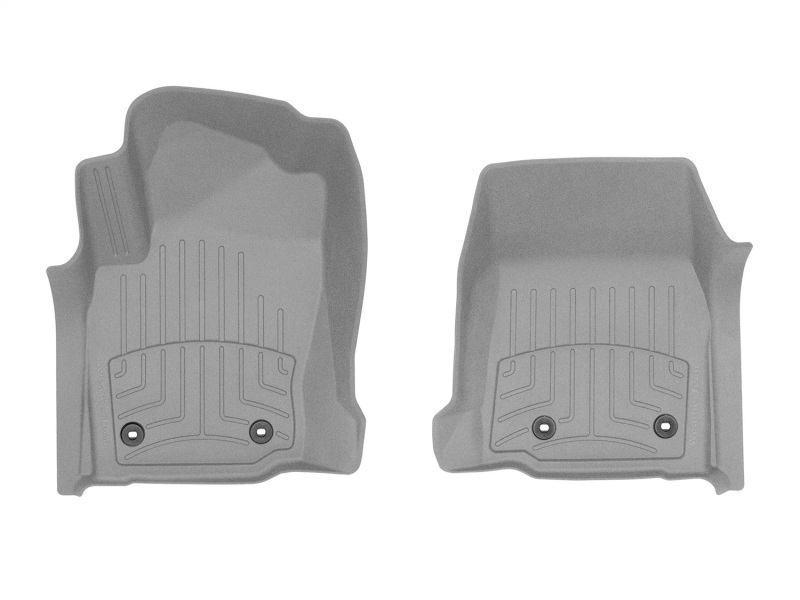 WeatherTech 2024 Toyota Tacoma DC Manual Trans Front FloorLiner HP - Grey