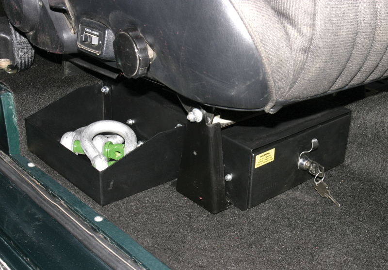 Tuffy Ford Bronco Underseat Drawer Passenger W/ Keyed Lock