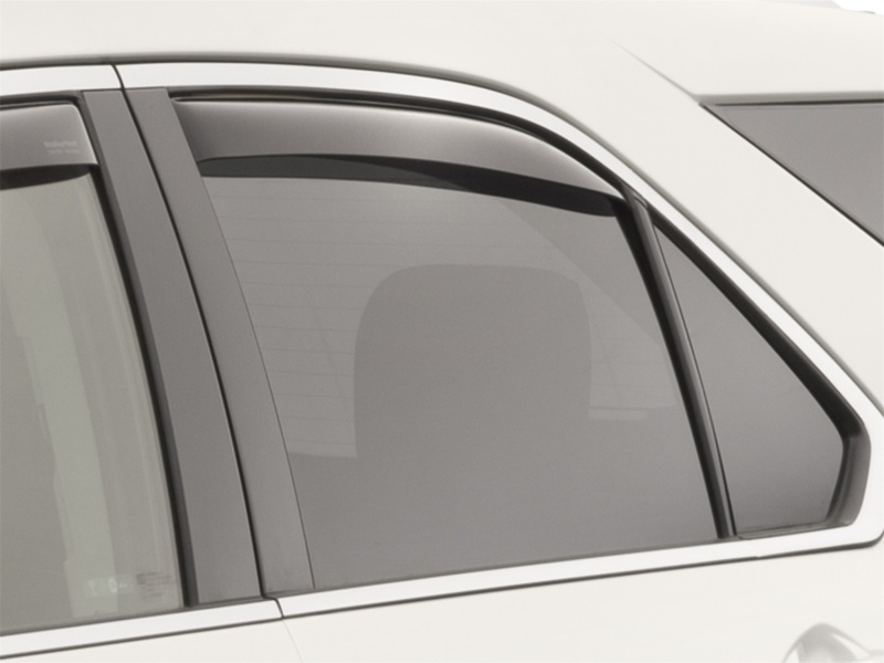 WeatherTech 10-17 Chevrolet Equinox Rear Side Window Deflectors - Dark Tint