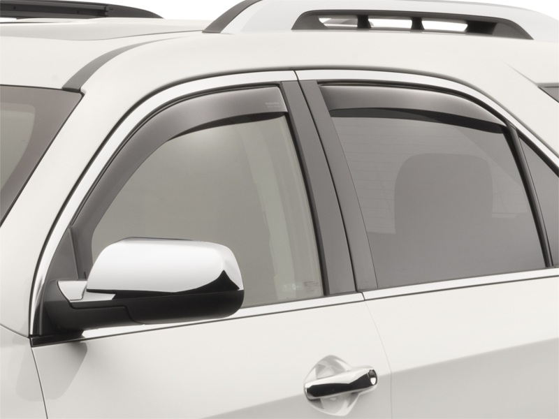 WeatherTech 10-17 Chevrolet Equinox Front&Rear Side Window Deflectors - Dark Tint
