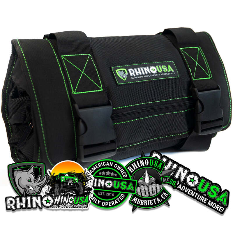 Rhino USA Heavy Duty Off-Road Tool Bag/Roll Black