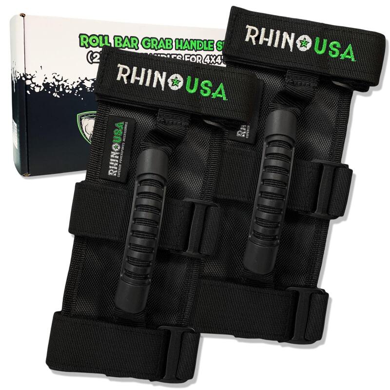 Rhino USA Heavy-Duty Roll Bar Grab Handles