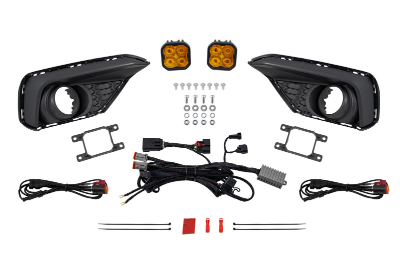 Diode Dynamics 2030 Ford Mustang EcoBoost SS3 Add-On Fog Lamp Kit Yellow Max