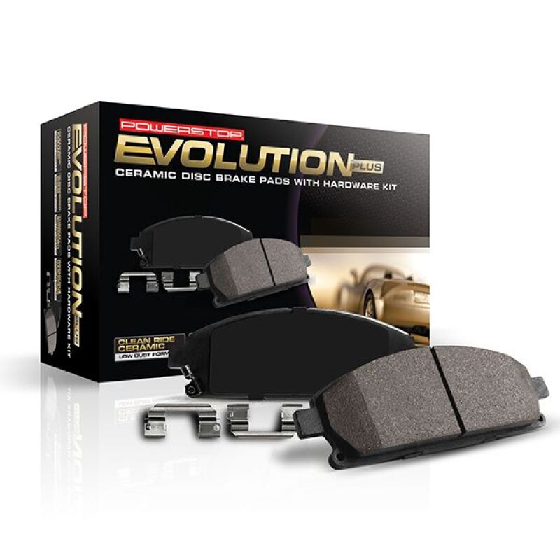 PowerStop - Z17 Low-Dust Ceramic Brake Pads with Hardware