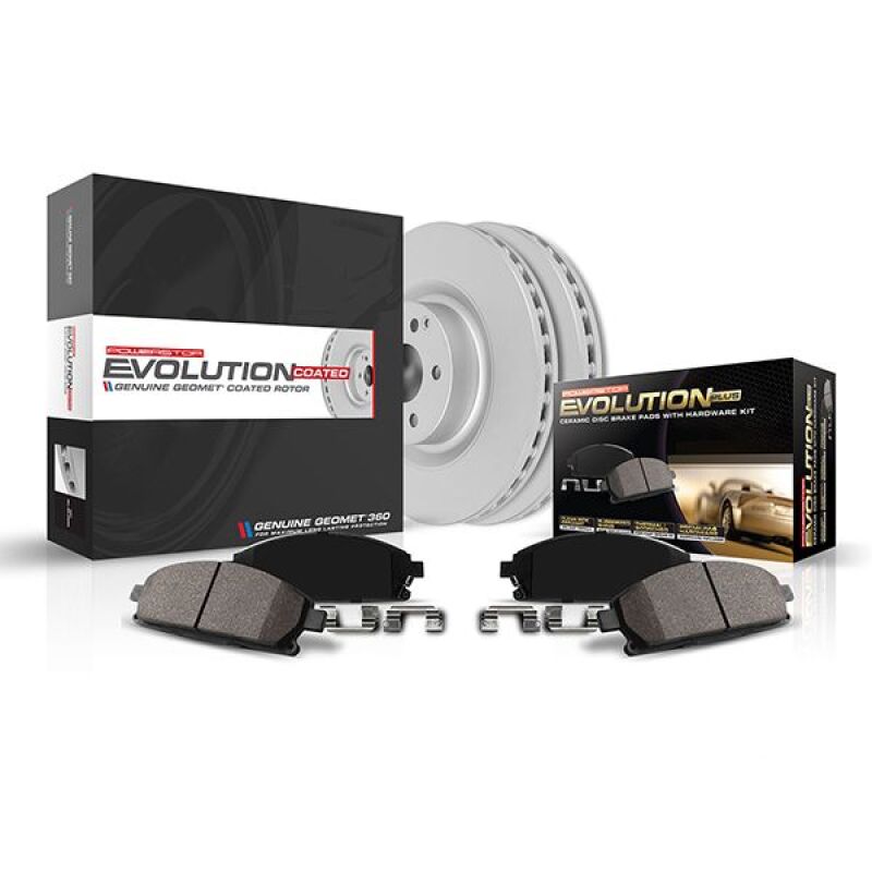 Power Stop 22-24 Jeep Grand Cherokee Front Z17 Coated Brake Kit