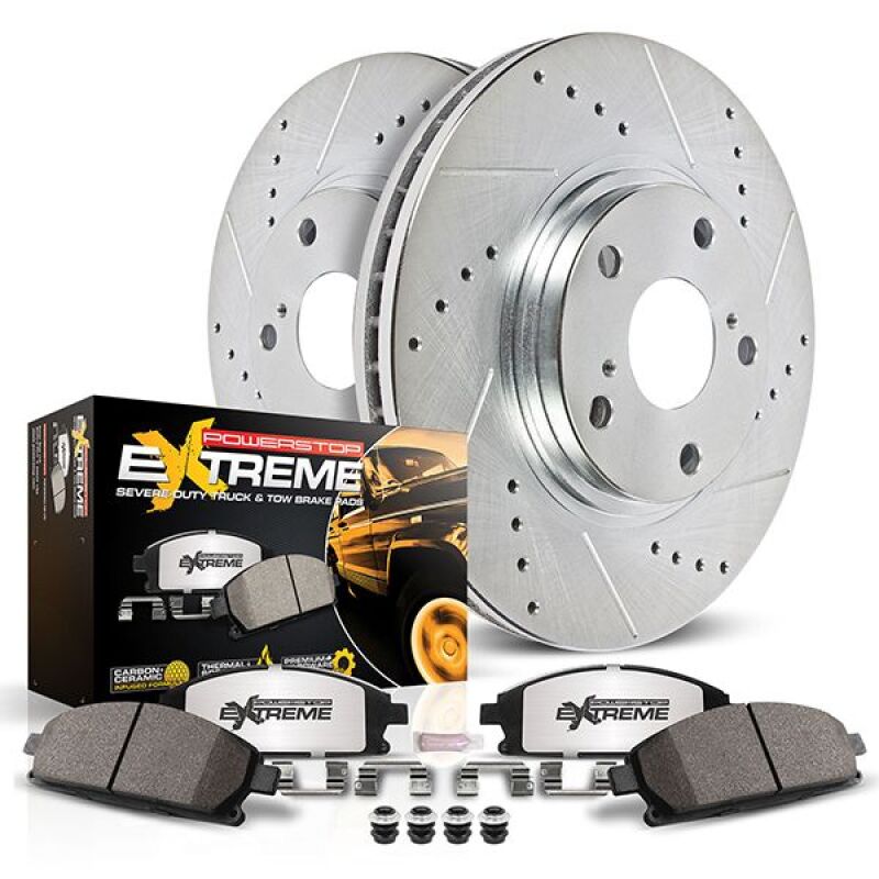 Power Stop 20-23 Ford Transit-150 Front Z36 Truck & Tow Brake Kit