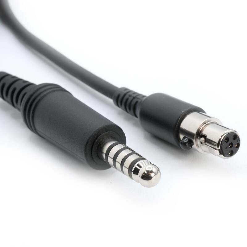 Rugged Radios Firetruck Intercom Headset Coil Cord for Firecom Style Jacks 15 Foot