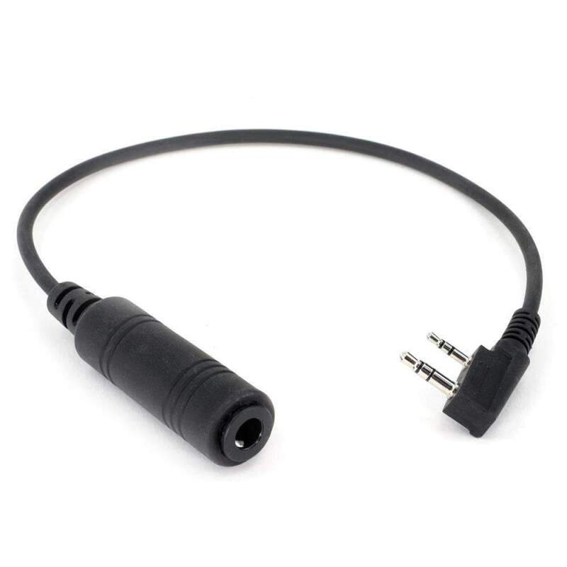 Rugged Radios OFFROAD Headset / Helmet Adapter Cable to Rugged and Kenwood Handheld Radios