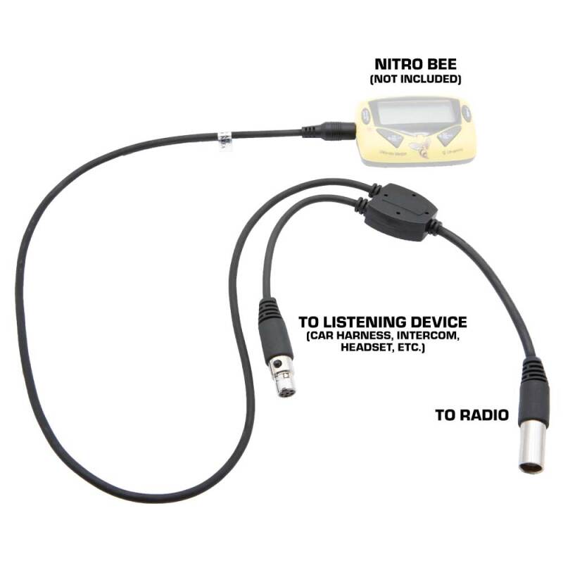Rugged Radios Adapter for Scanner to 5-pin Car Harness Headset or Intercom