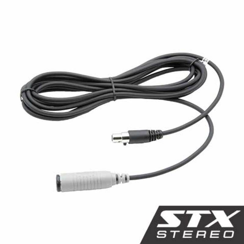 Rugged Radios STX STEREO Straight Cable to Intercom (Select Length) 2 Feet