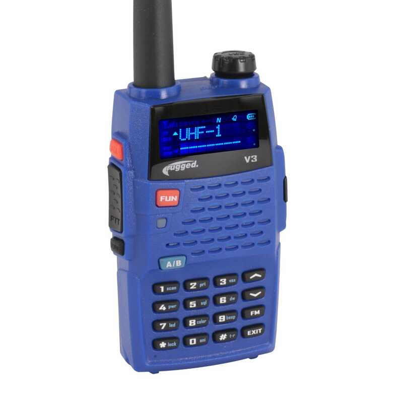 Rugged Radios ANALOG ONLY - Rugged V3 - Business Band Two Way Handheld Radio