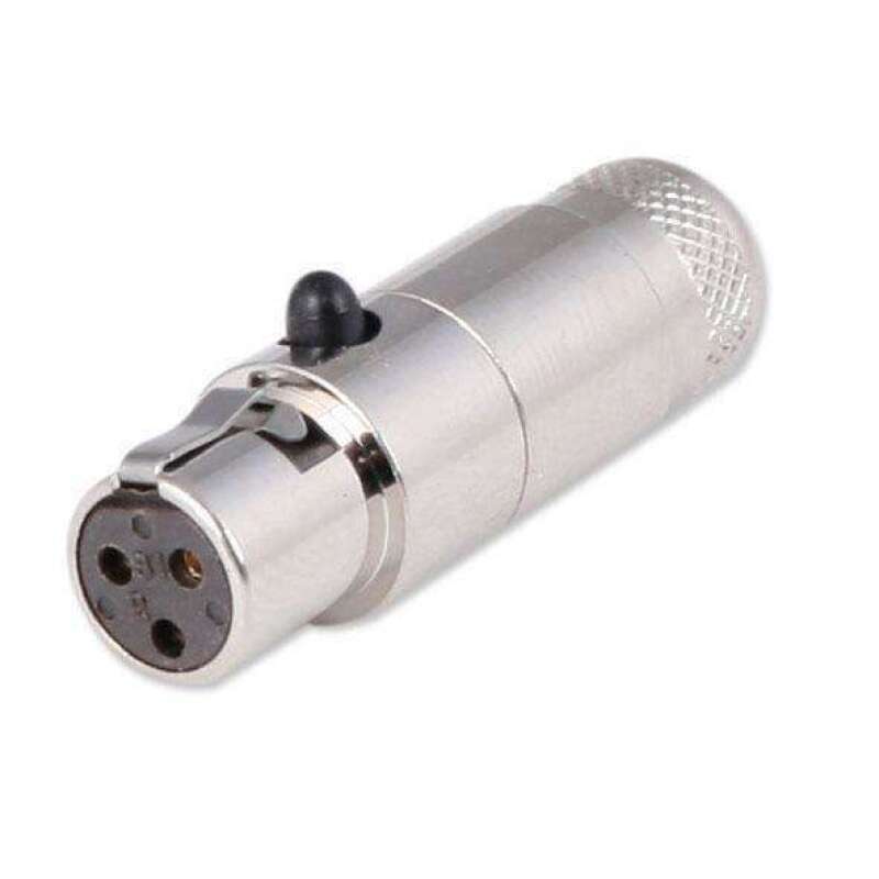 Rugged Radios 3-Pin Female Mini XLR Connector TA3FL