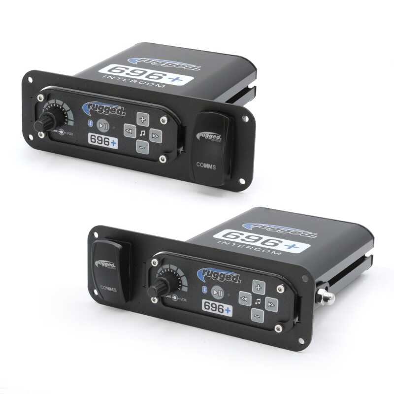 Rugged Radios In-Dash Mount with Switch Hole for Rugged Intercoms