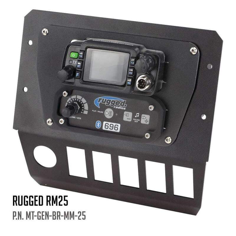 Rugged Radios Polaris General Multi Mount Kit for Radio and Intercom Icom F5021