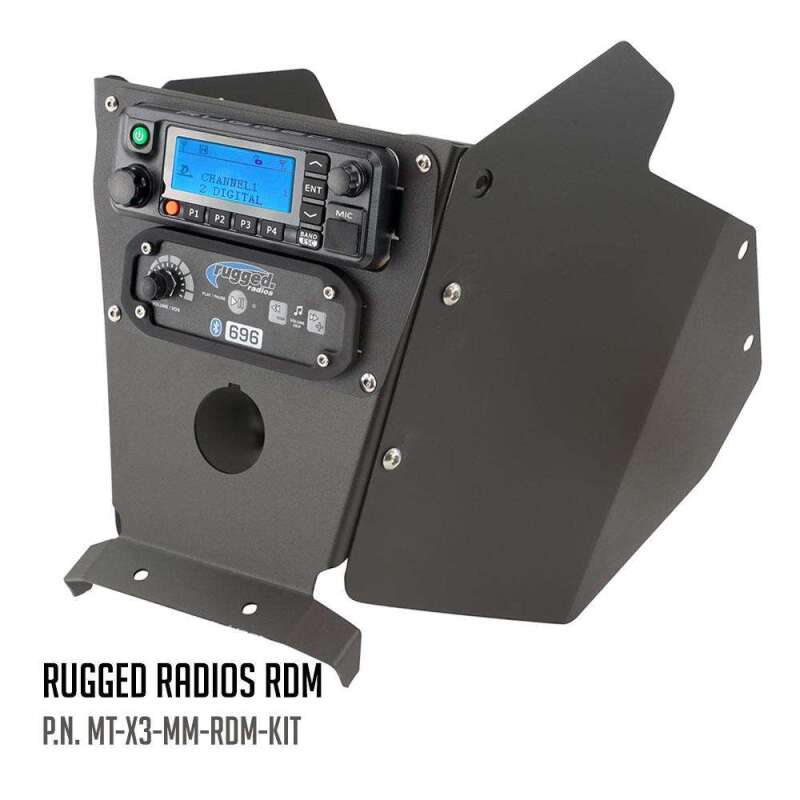 Rugged Radios Can-Am X3 Mounting Kit with Multi Mount and Side Panels Rugged RDM