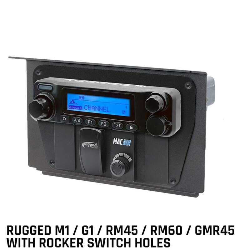 Rugged Radios Polaris XP1 Mount Kit - M1 / G1 / RM60 / GMR45 - Rugged GMR25
