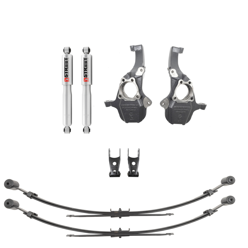 Belltech 2019+ GM Silverado / Sierra 1500 2WD / 4WD Front & Rear Complete Kit W/O Front Struts