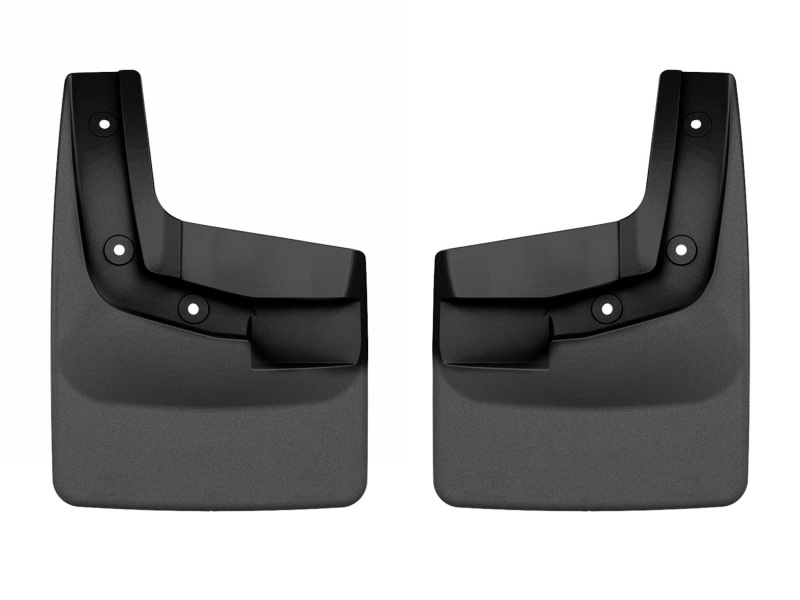 WeatherTech 2024 Ford Ranger (No Raptor) No Drill Front MudFlaps - Black