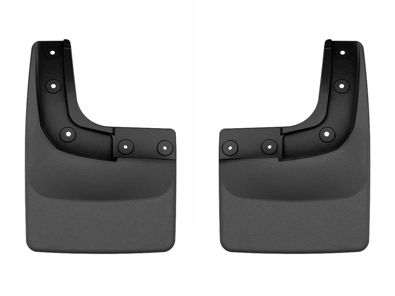 WeatherTech 2024 Ford Ranger (No Raptor) No Drill Rear MudFlaps - Black