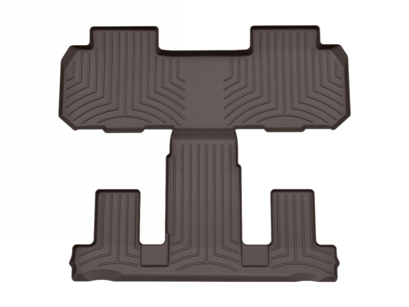 WeatherTech 18-23 Chevrolet Traverse w/2nd Row Bench or Bucket Rear FloorLiner HP - Cocoa