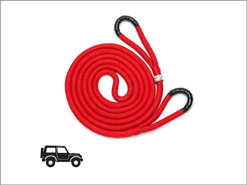 WeatherTech Kinetic Recovery Rope 3/4in. - Red/Black