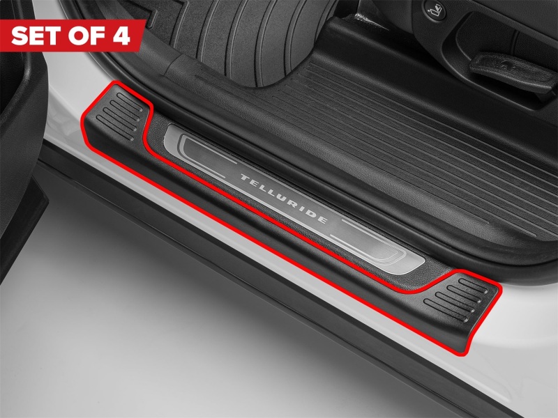 WeatherTech 20-25 Kia Telluride SillProtector (4pc Set) - Black