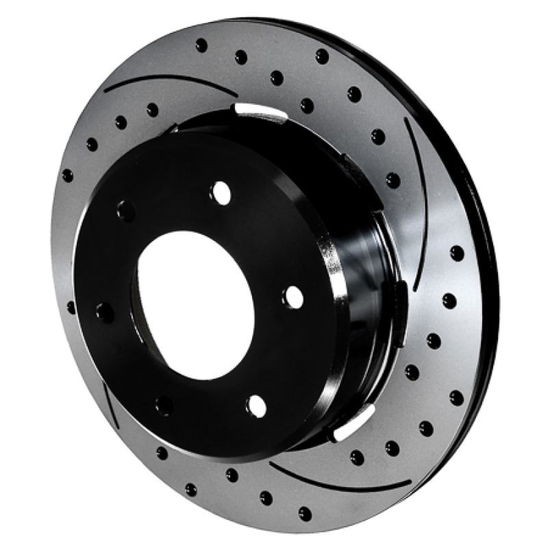 Wilwood 6x5.5 SRP Drilled Performance Rear Rotor & Hat R/H - Black