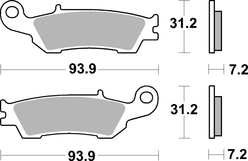 Brembo OE 20-21 Fantic XX 125cc Sinter Brake Pad - Front