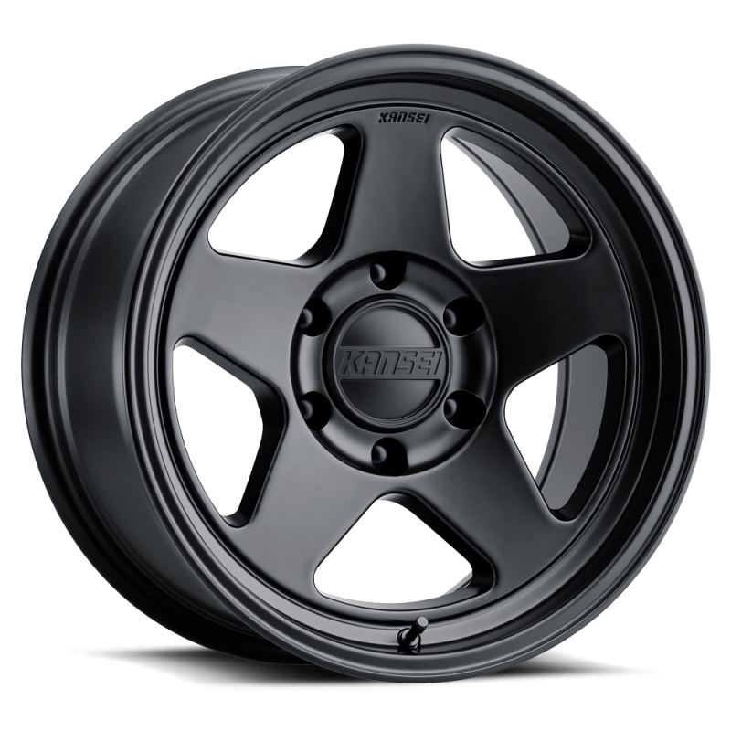 Kansei 17x8.5 6X139.7 BP 0mm Offset KNP Off-Road Wheel - Matte Black