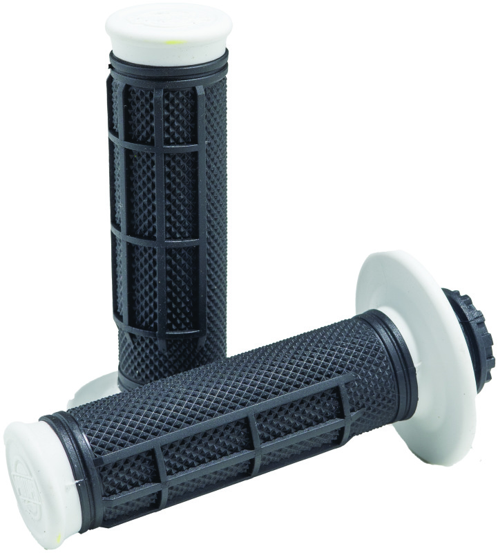 ProTaper Pro Series Clamp On 1/2 Waffle White/Black