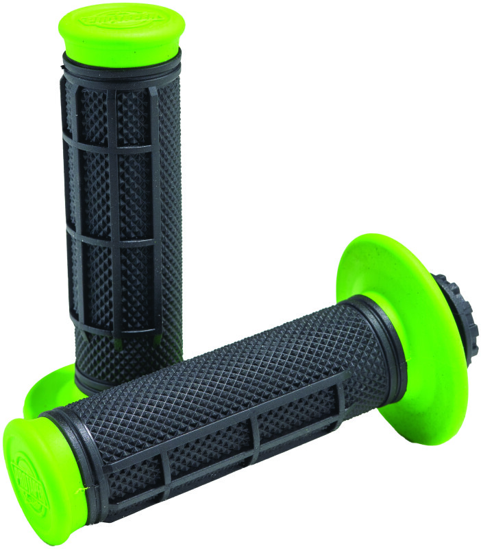 ProTaper Pro Series Clamp On 1/2 Waffle Green/Black