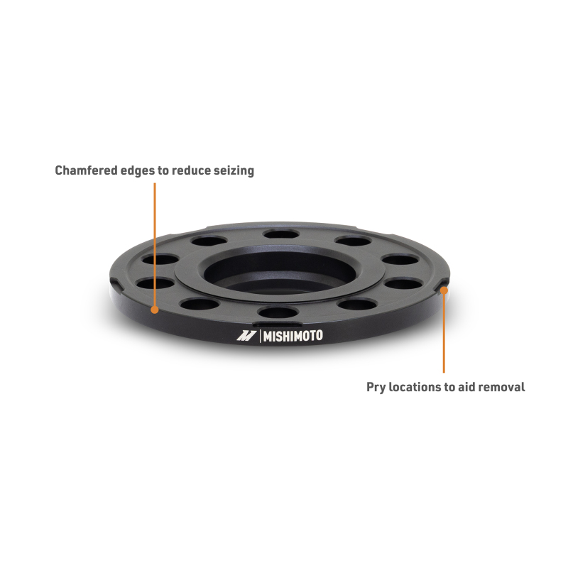 Mishimoto Wheel Spacers - 5x112 - 66.5 - 12 - M14 - Black