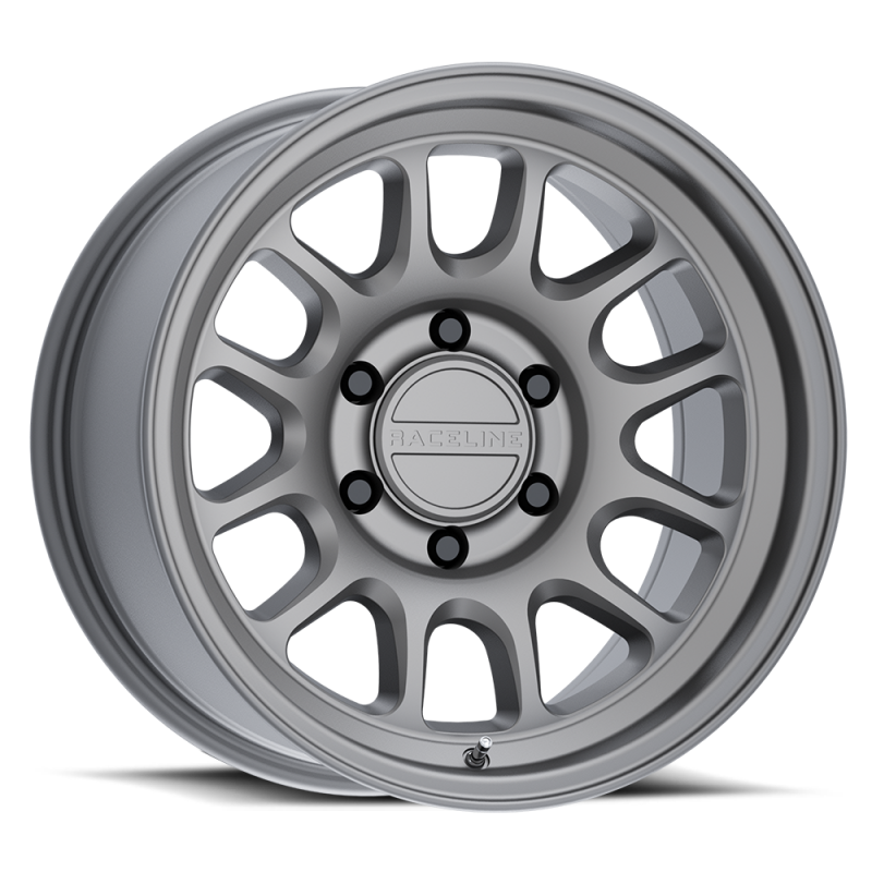 Raceline 958T Rogue 20x9in / 8x165.1 BP / 0mm Offset / 130.81mm Bore - Titanium Wheel