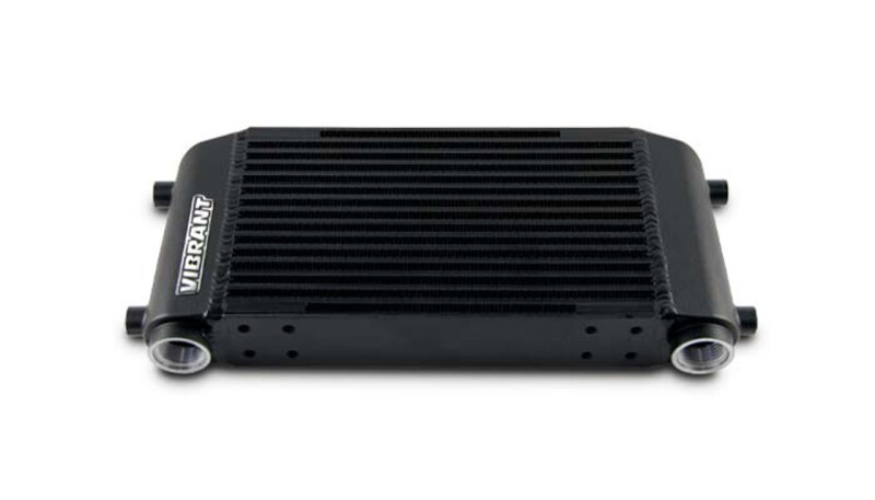 Vibrant Single Pass Oil Cooler Assembly 6in x 10in x 2in