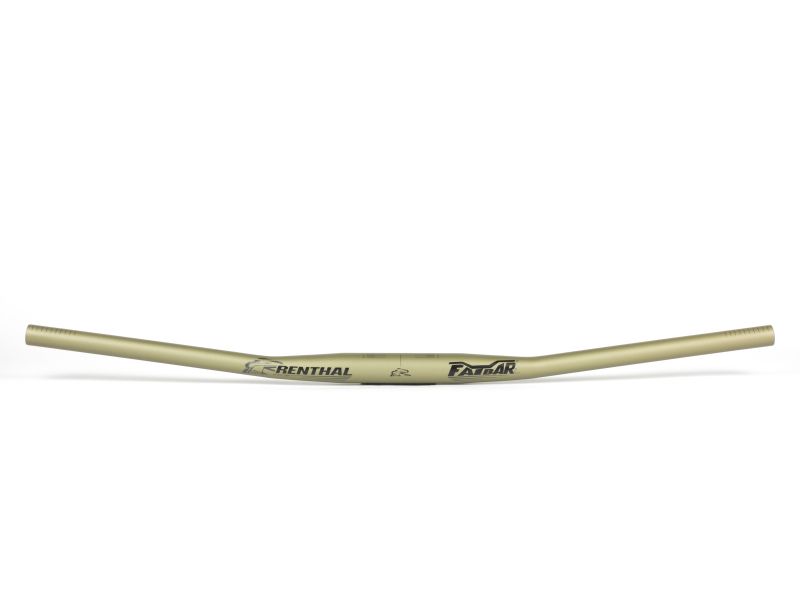 Renthal V3 Fatbar Lite Zero Rise - Aluminum Gold