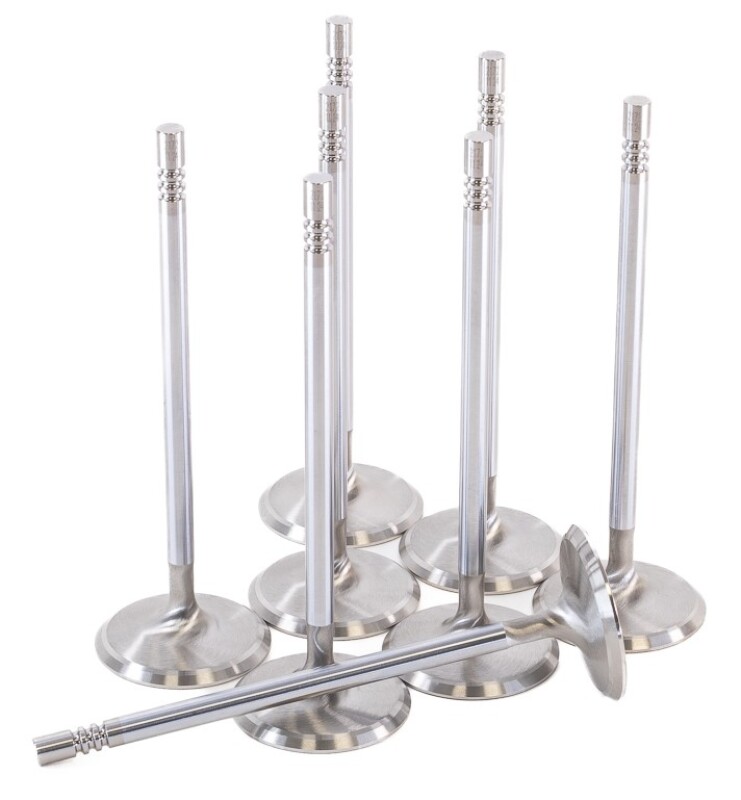 GSC P-D Ford Voodoo/Predator 32.5mm Head STD 109.8mm Long Chrm Super Alloy Exhaust Valve - Set of 8
