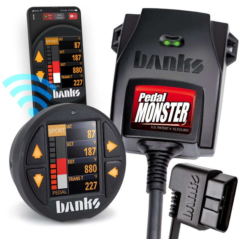 Banks Power Pedal Monster Kit Aptiv GT 150 6 Way With iDash Pro