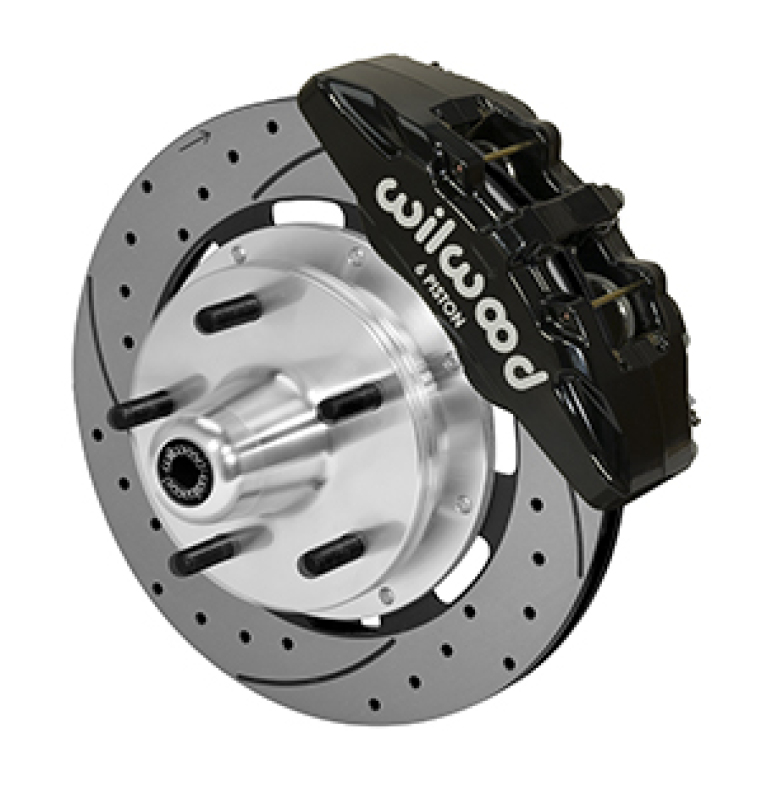Wilwood Forged Dynapro Big Brake Kit - 5x5 Hub/12.19in Drilled & Slotted Rotor/ Black Caliper- Front