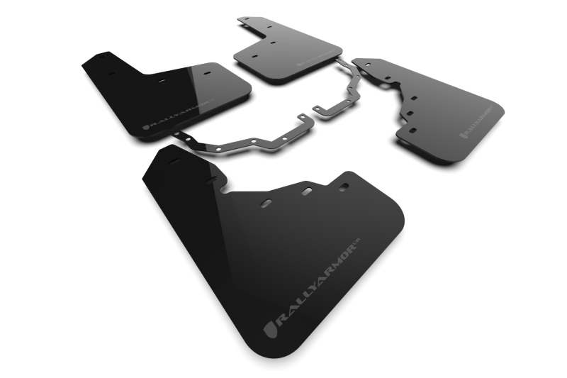 Rally Armor 22-26 Toyota Land Cruiser Black UR Mud Flap Dark Grey Logo