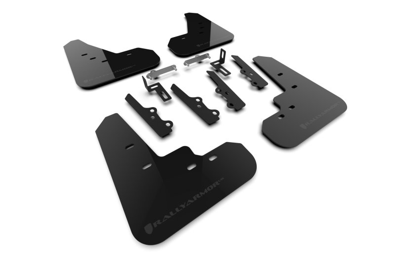 Rally Armor 2025+ Kia K4 Black Mud Flap Dark Grey Logo